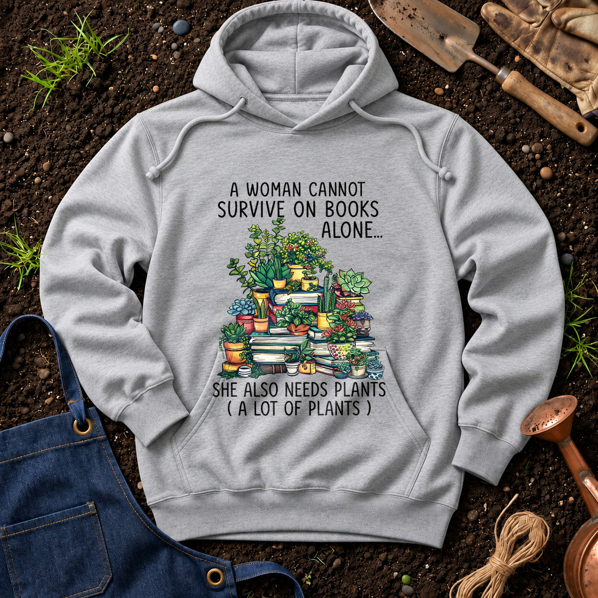 A Woman Cannot Survive On Books Alone She Also Needs Plants 01
