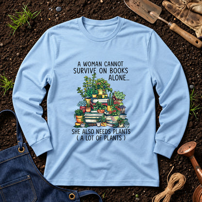 A Woman Cannot Survive On Books Alone She Also Needs Plants 01
