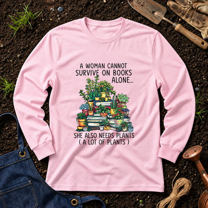 A Woman Cannot Survive On Books Alone She Also Needs Plants 01