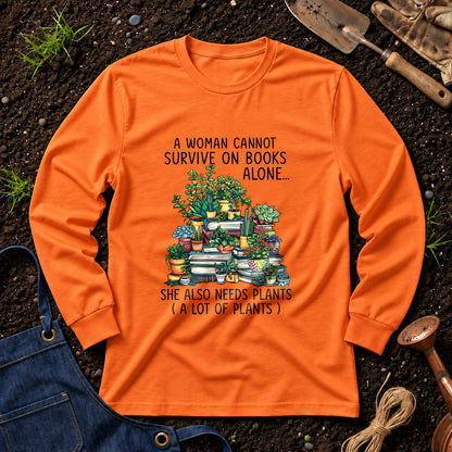 A Woman Cannot Survive On Books Alone She Also Needs Plants 01