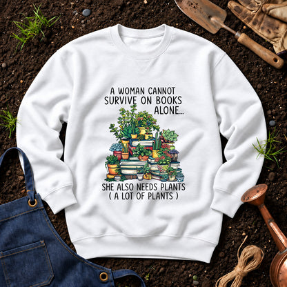 A Woman Cannot Survive On Books Alone She Also Needs Plants 01