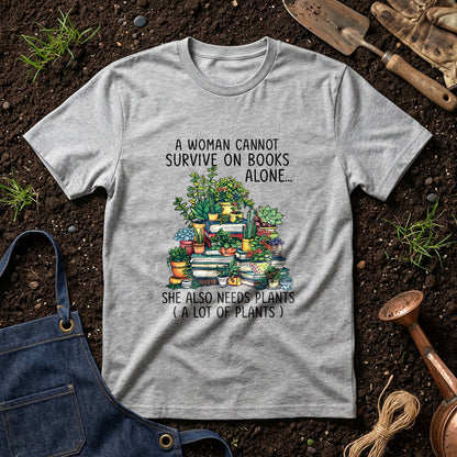 A Woman Cannot Survive On Books Alone She Also Needs Plants 01