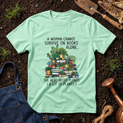 A Woman Cannot Survive On Books Alone She Also Needs Plants 01