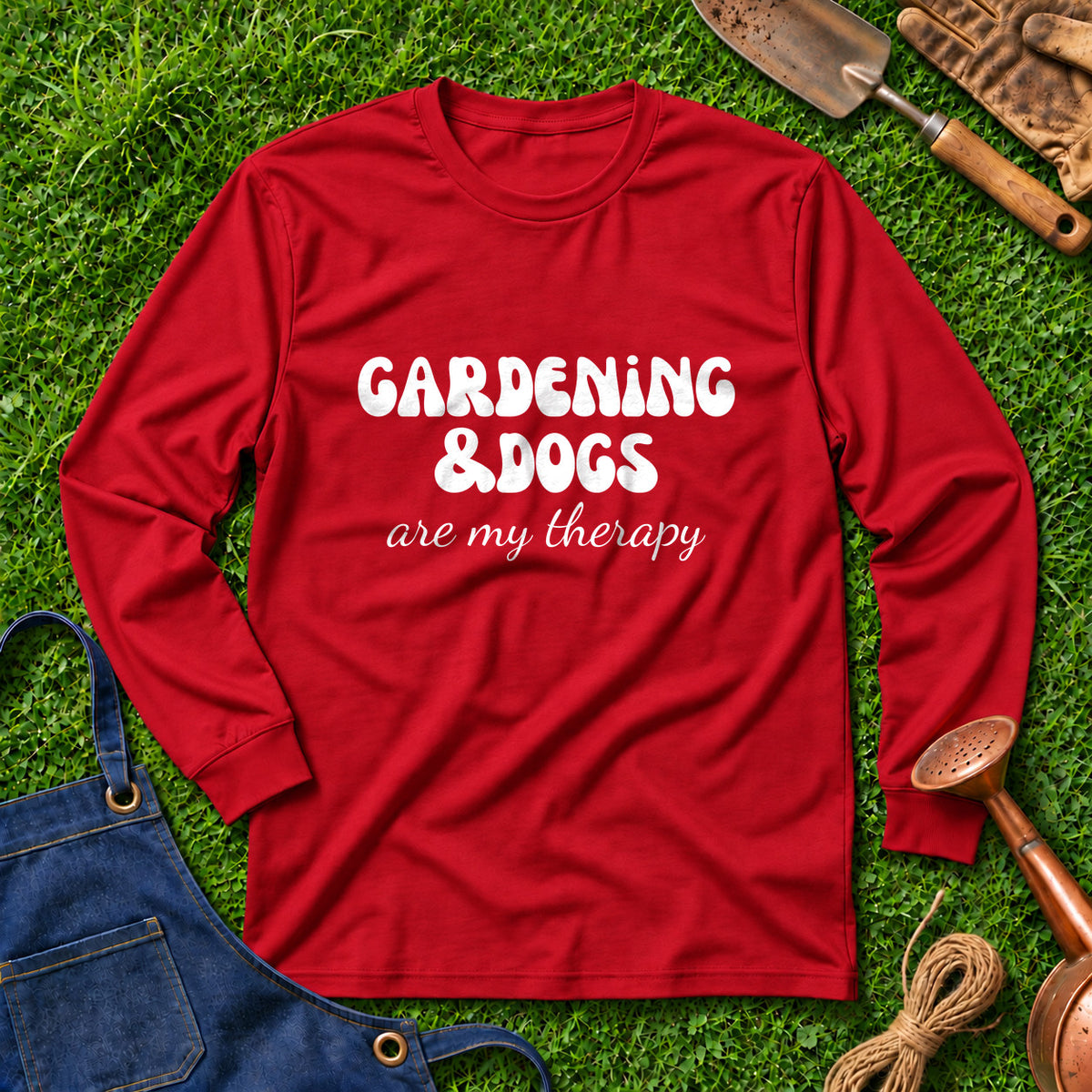 Gardening And Dogs Are My Therapy 01