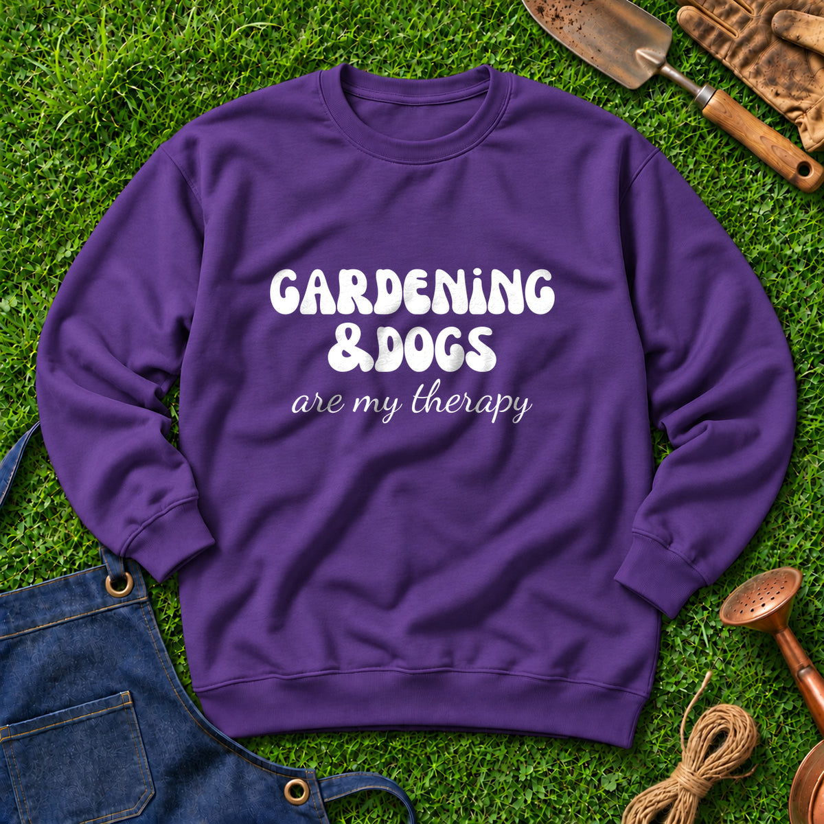 Gardening And Dogs Are My Therapy 01
