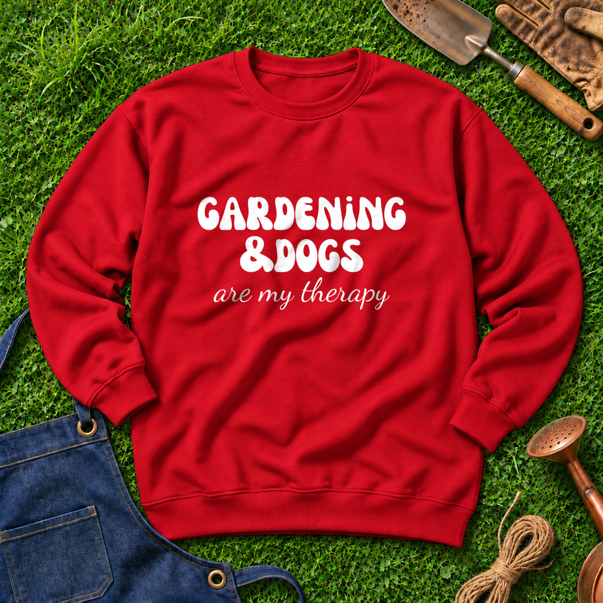 Gardening And Dogs Are My Therapy 01