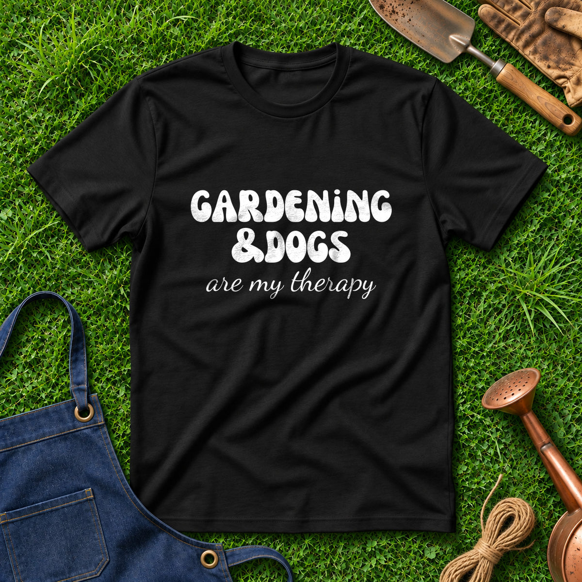 Gardening And Dogs Are My Therapy 01