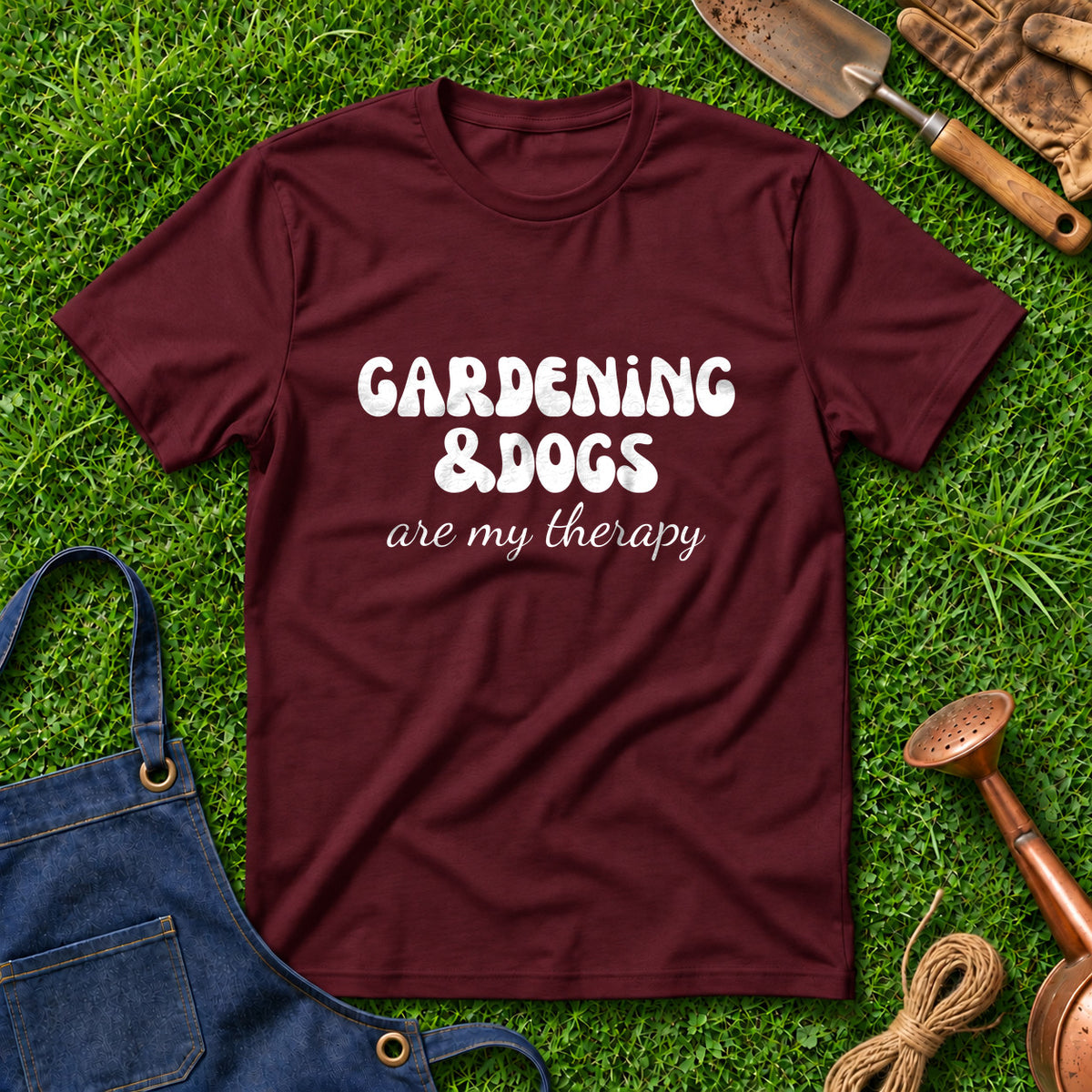 Gardening And Dogs Are My Therapy 01