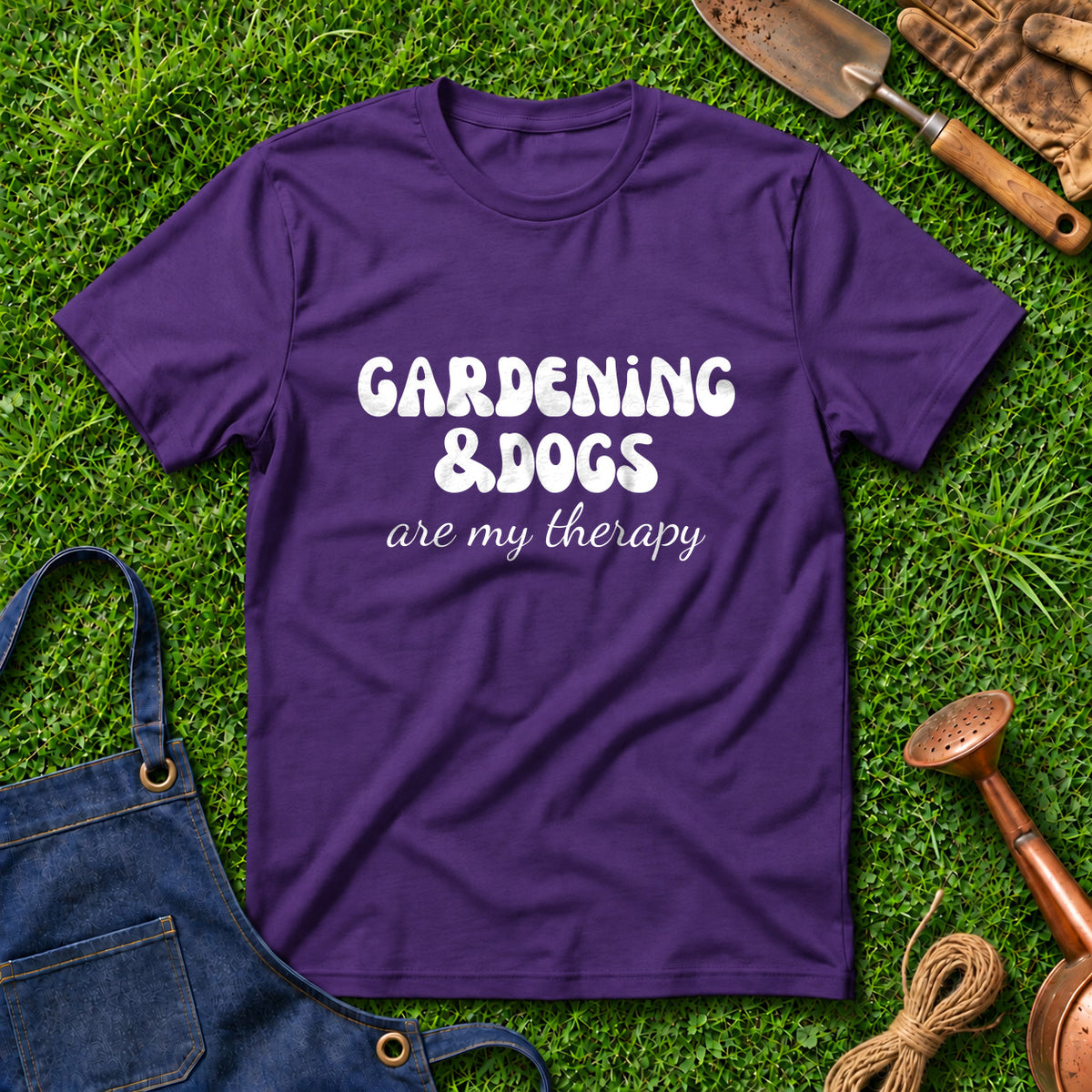 Gardening And Dogs Are My Therapy 01