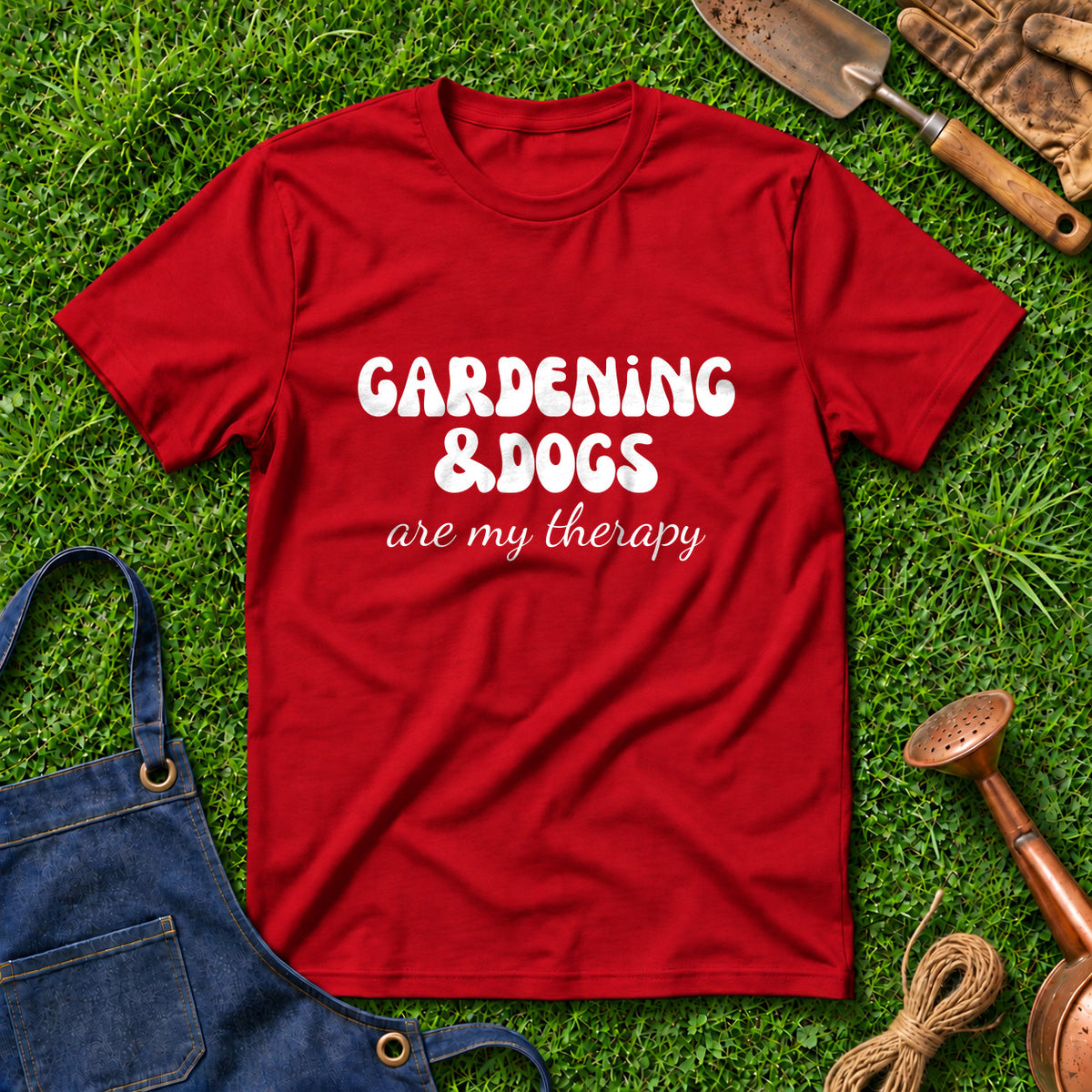 Gardening And Dogs Are My Therapy 01