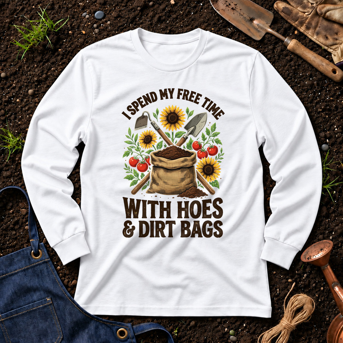 I Spend My Free Time With Hoes And Dirt Bags 02