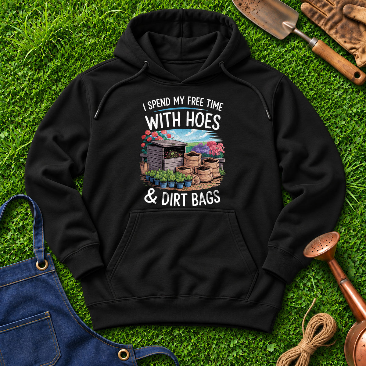 I Spend My Free Time With Hoes And Dirt Bags 03
