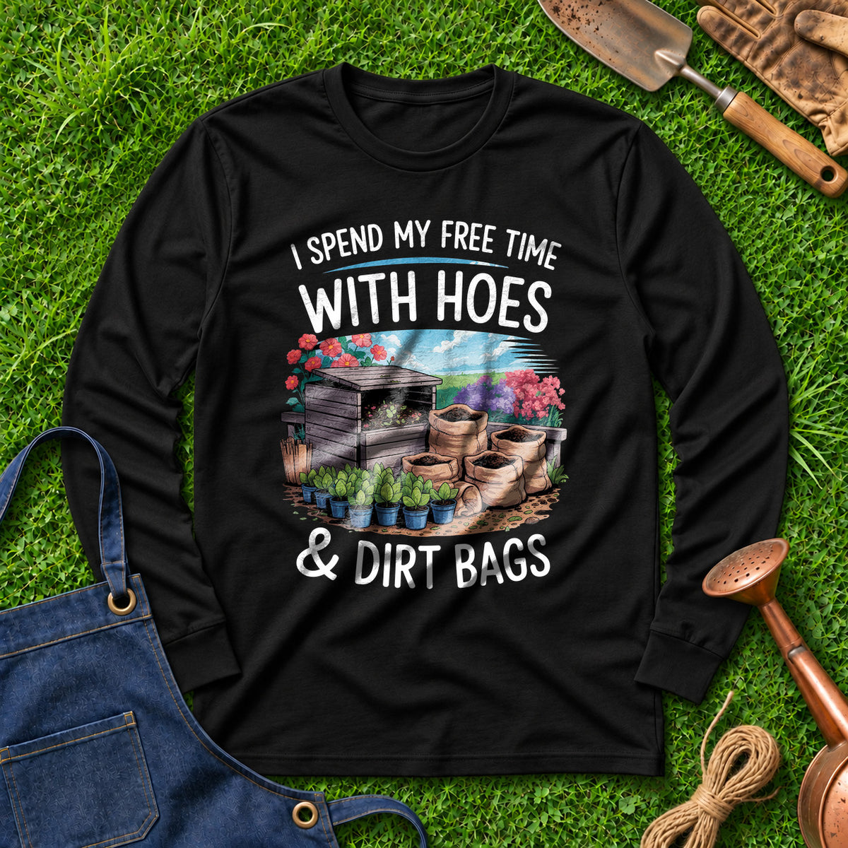 I Spend My Free Time With Hoes And Dirt Bags 03