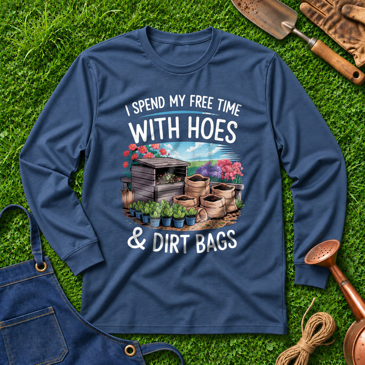 I Spend My Free Time With Hoes And Dirt Bags 03