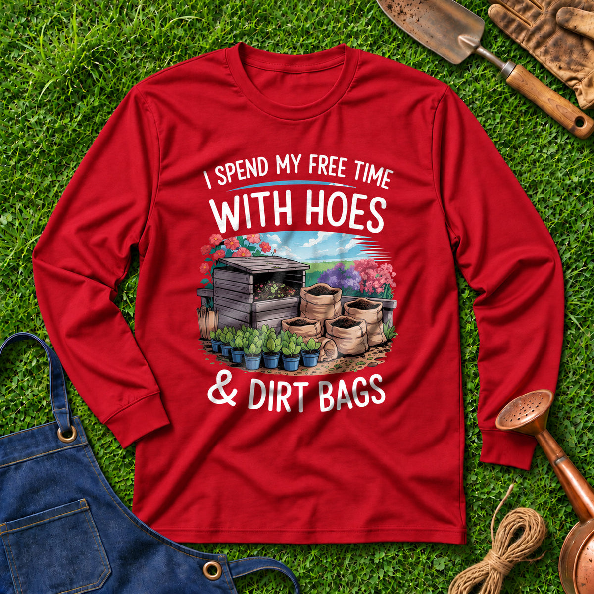I Spend My Free Time With Hoes And Dirt Bags 03