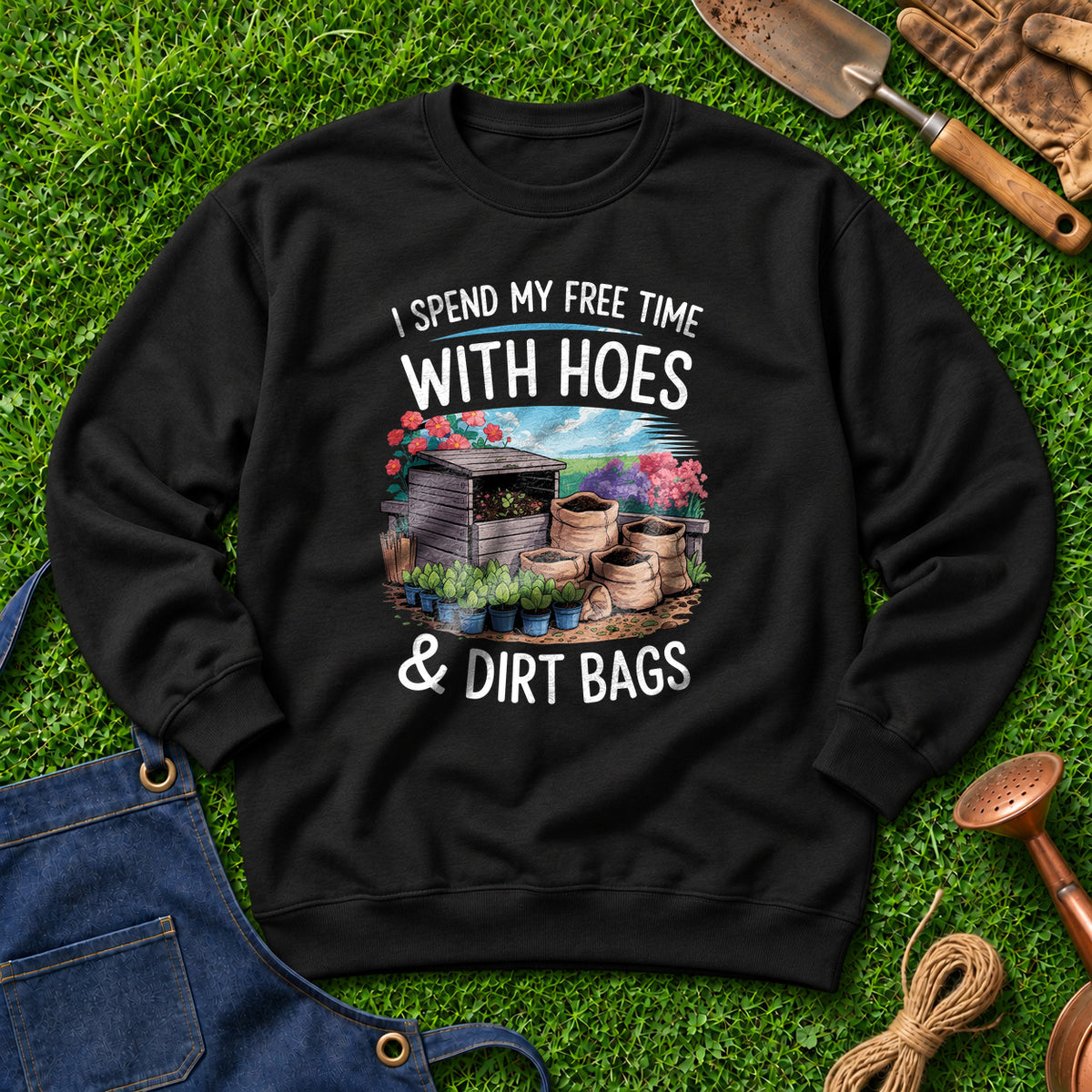 I Spend My Free Time With Hoes And Dirt Bags 03