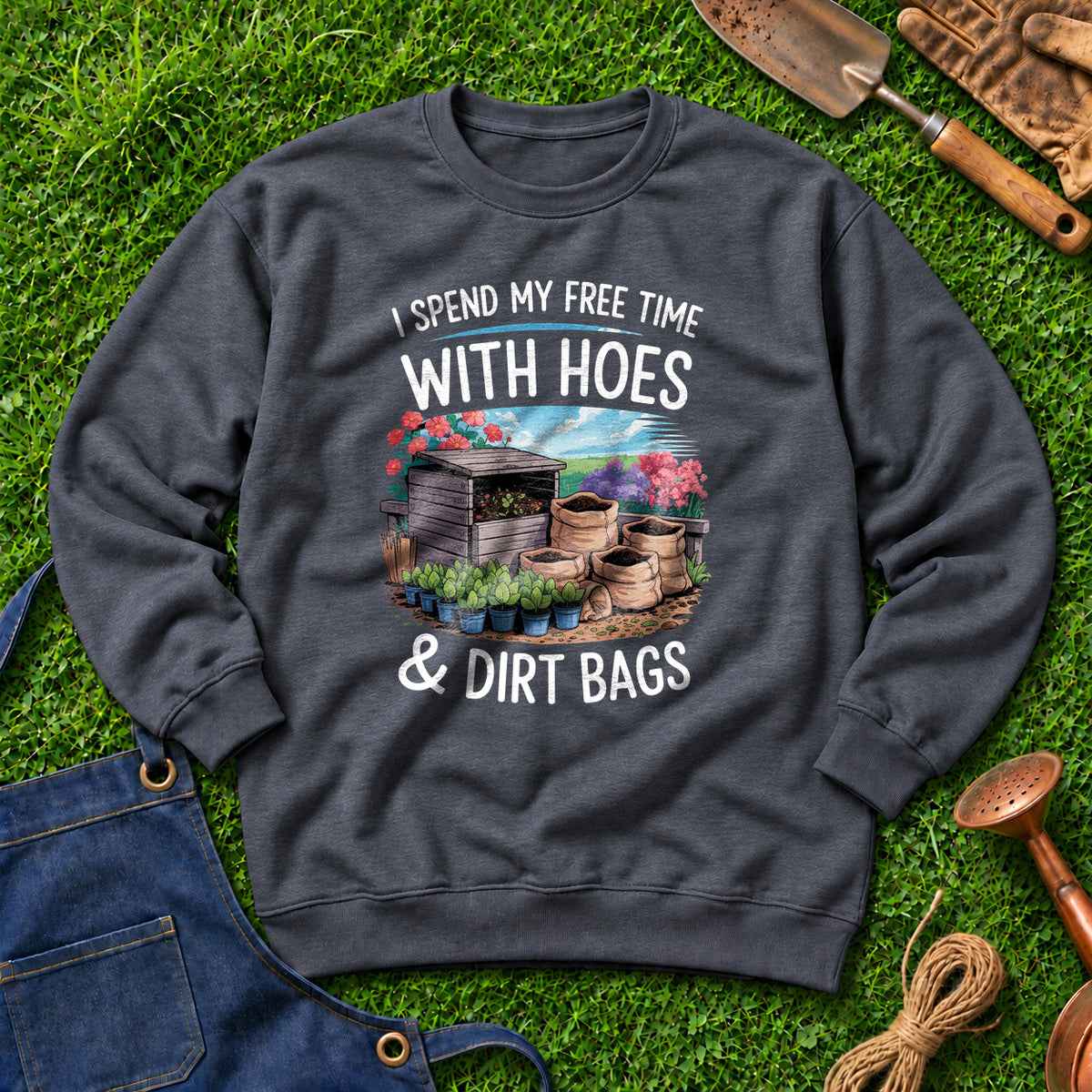 I Spend My Free Time With Hoes And Dirt Bags 03