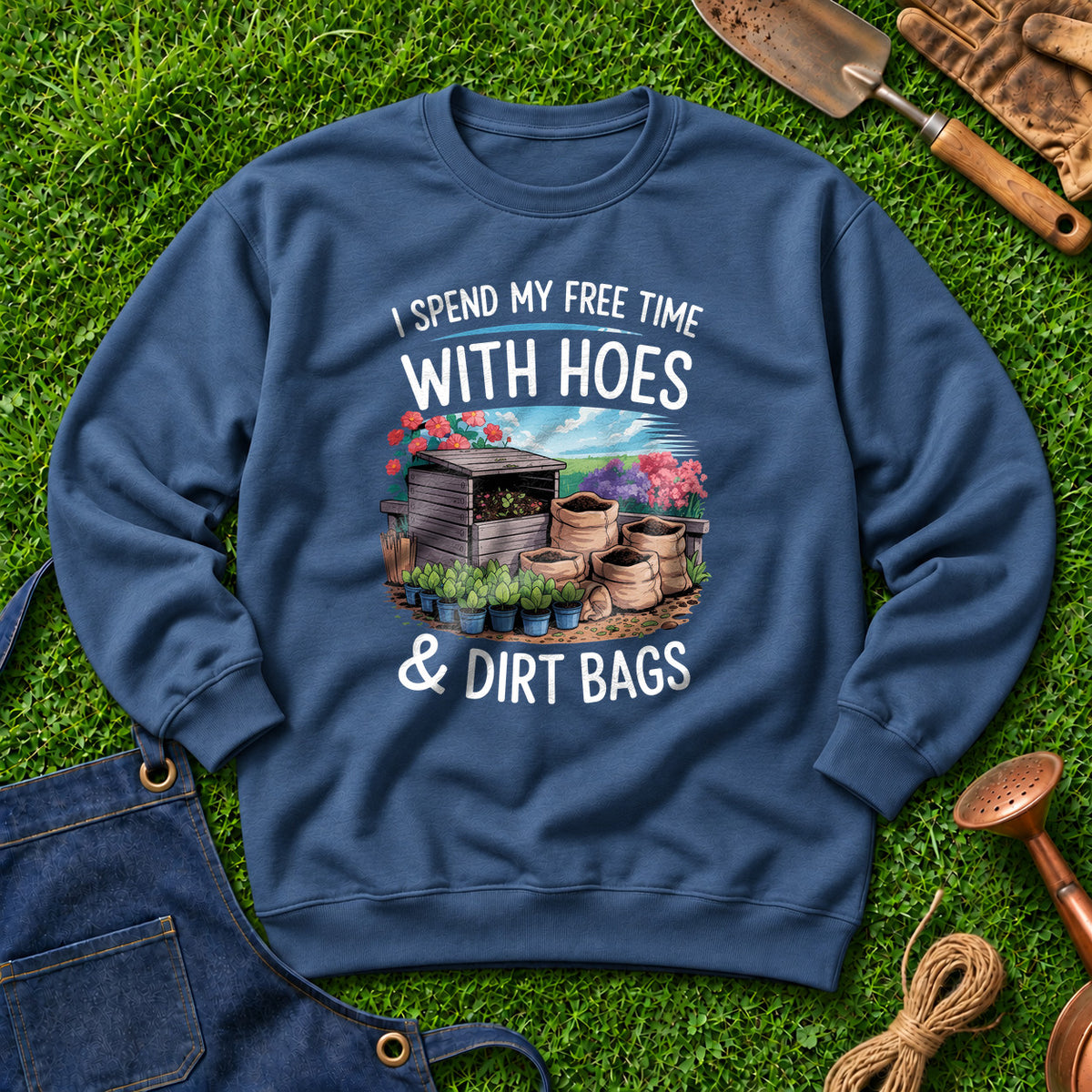 I Spend My Free Time With Hoes And Dirt Bags 03