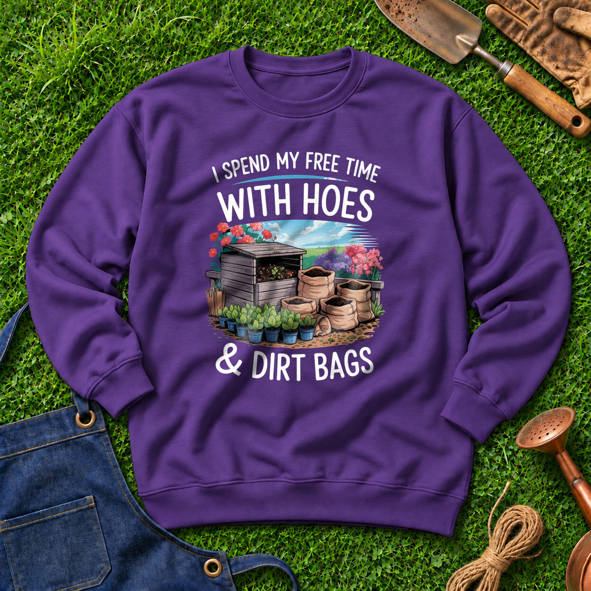 I Spend My Free Time With Hoes And Dirt Bags 03