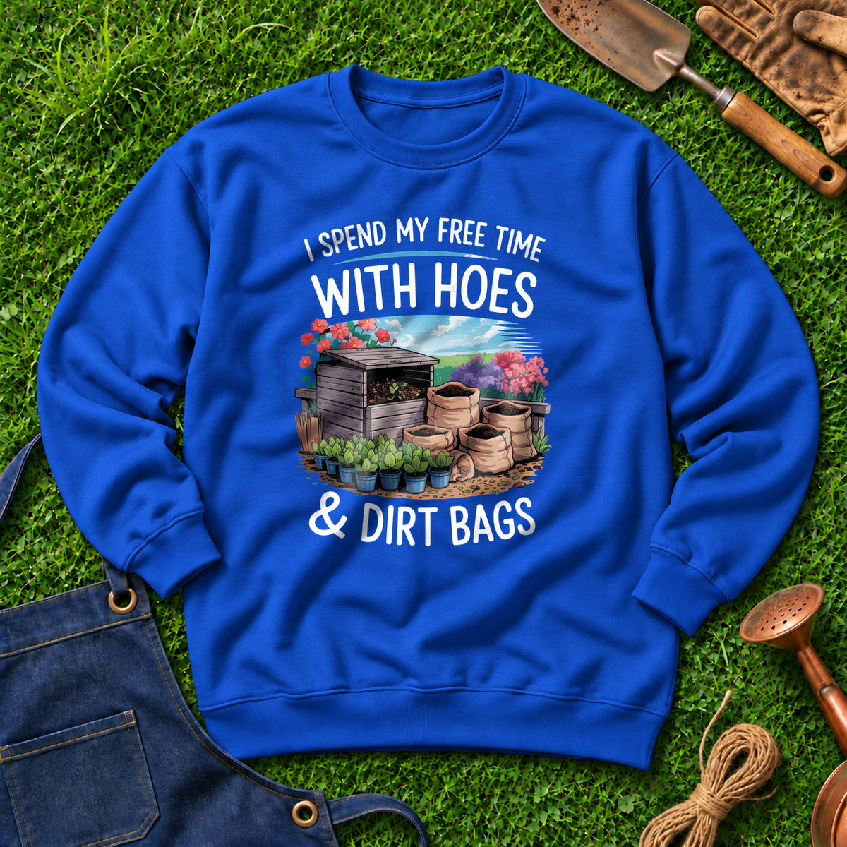 I Spend My Free Time With Hoes And Dirt Bags 03