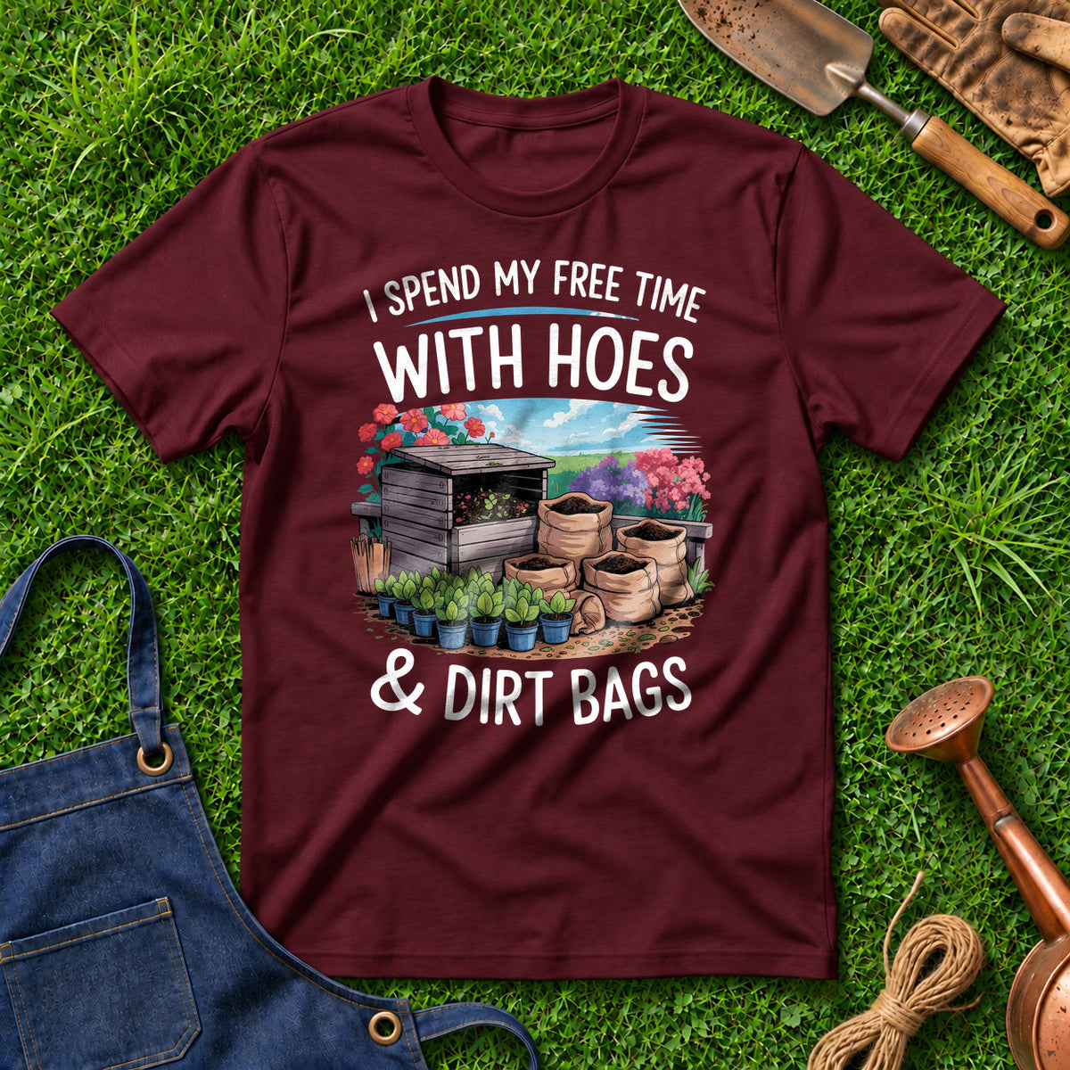 I Spend My Free Time With Hoes And Dirt Bags 03