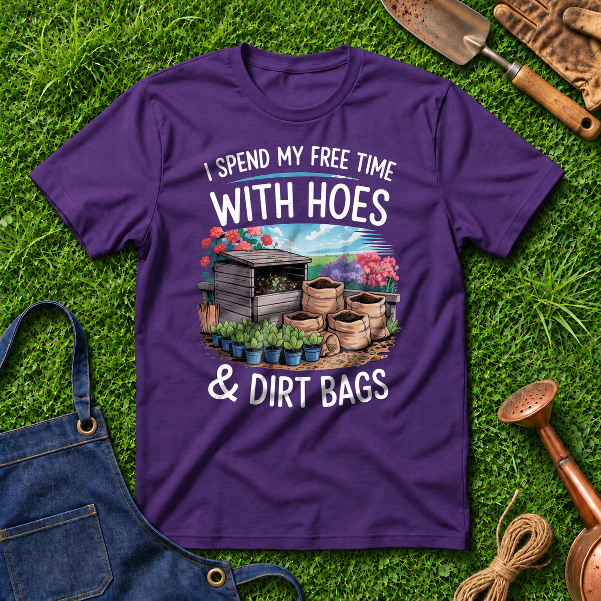 I Spend My Free Time With Hoes And Dirt Bags 03