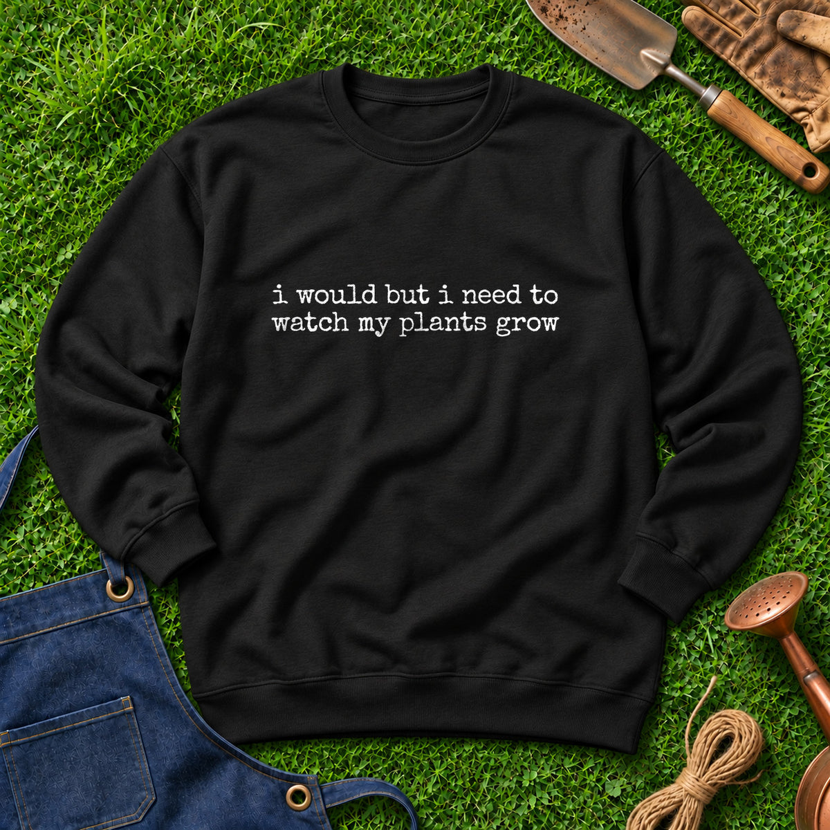 I Would But I Need To Watch My Plants Grow 01