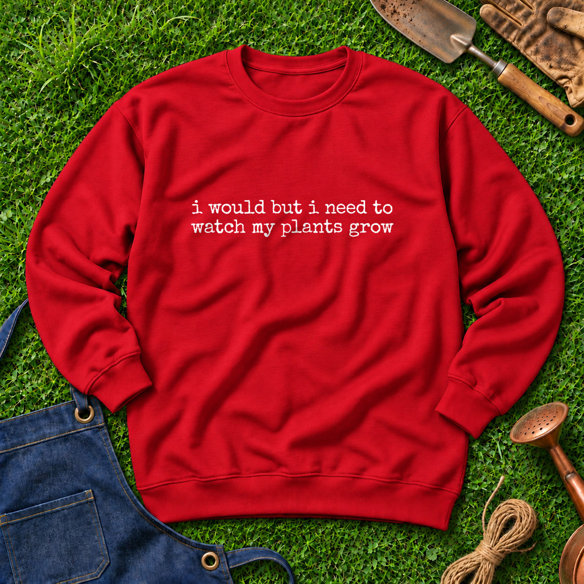 I Would But I Need To Watch My Plants Grow 01