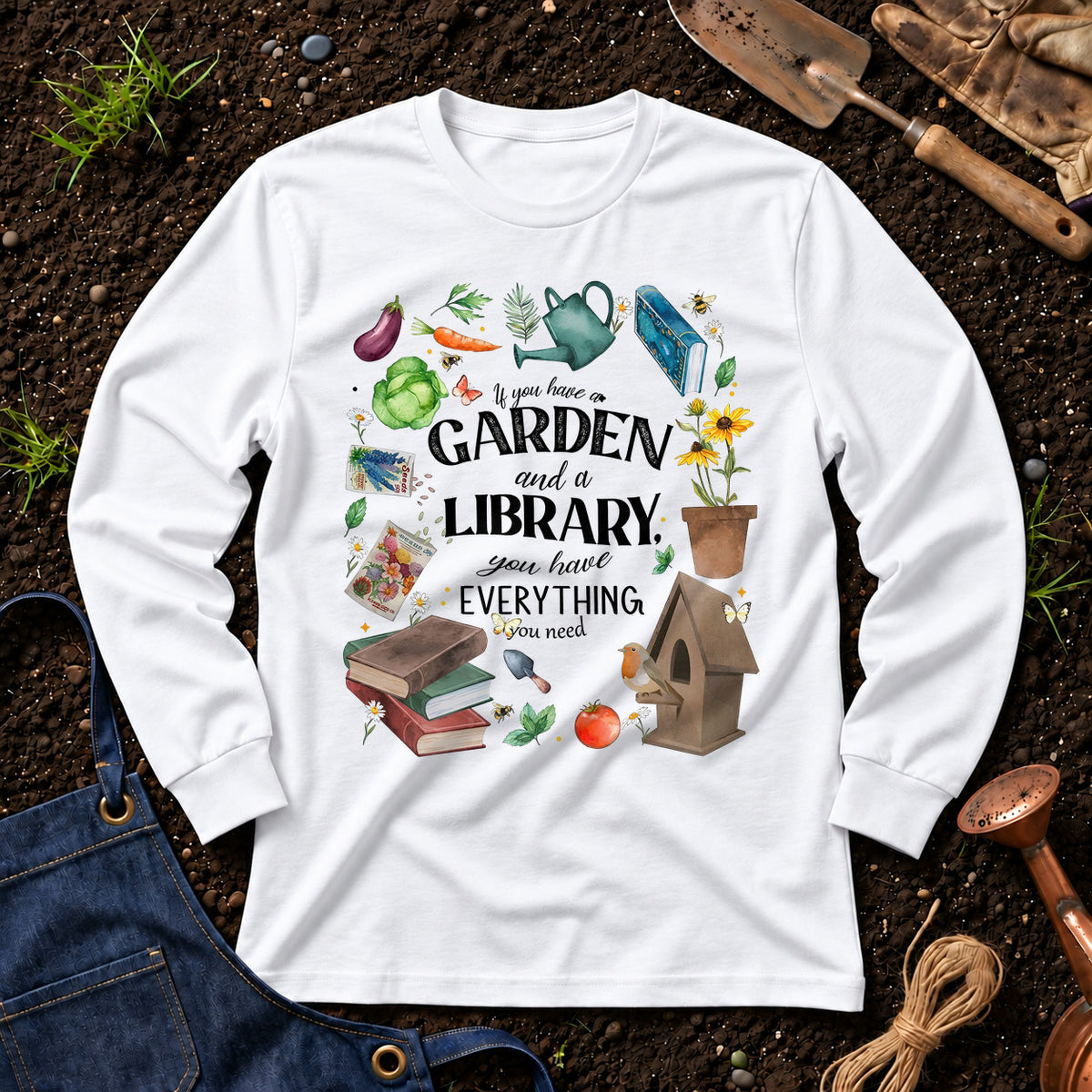 If You Have A Garden And A Library, You Have Everything You Need 01