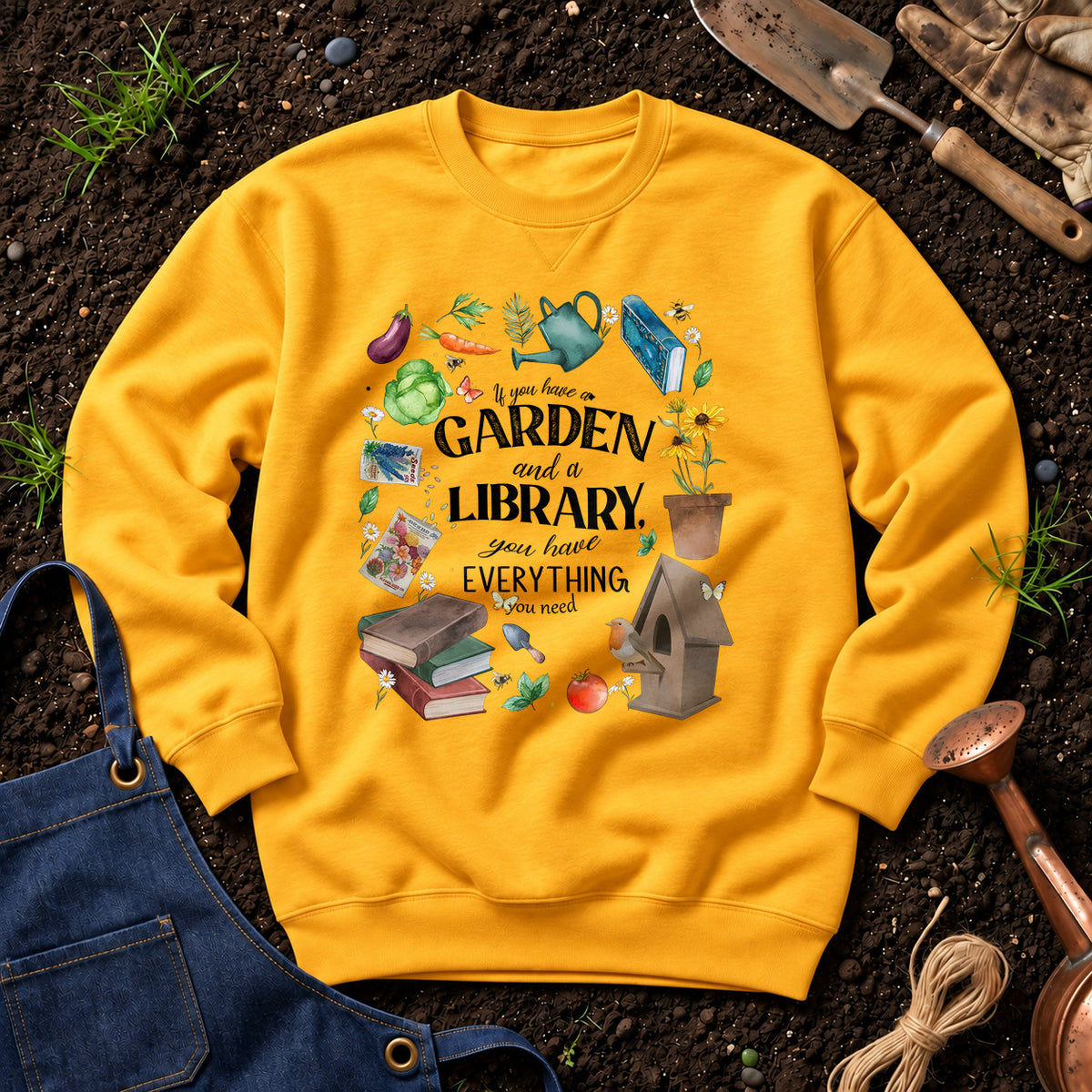 If You Have A Garden And A Library, You Have Everything You Need 01