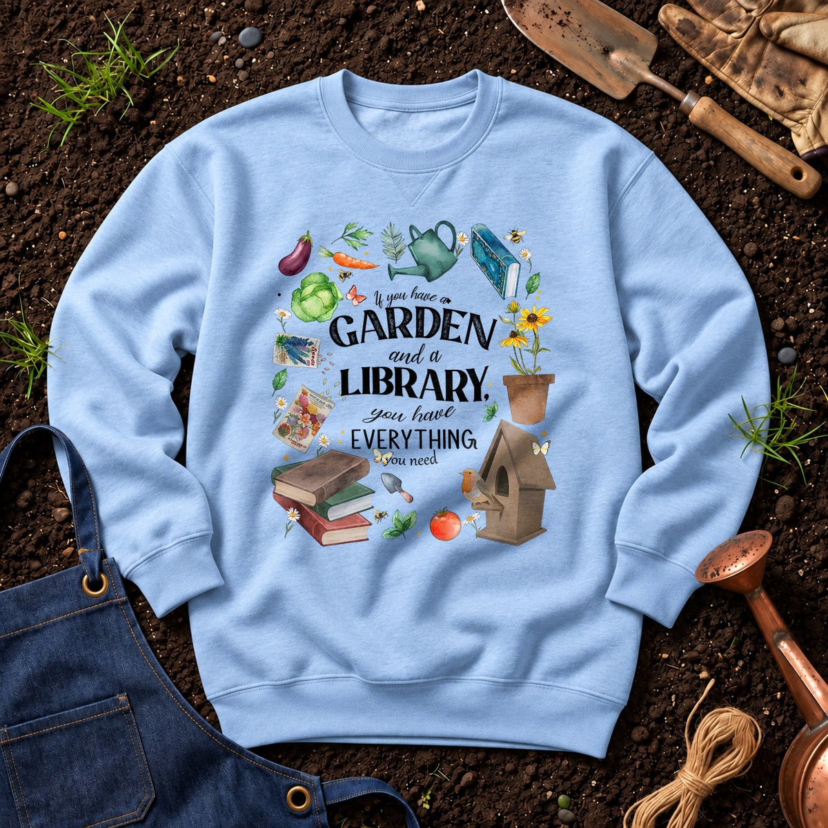 If You Have A Garden And A Library, You Have Everything You Need 01