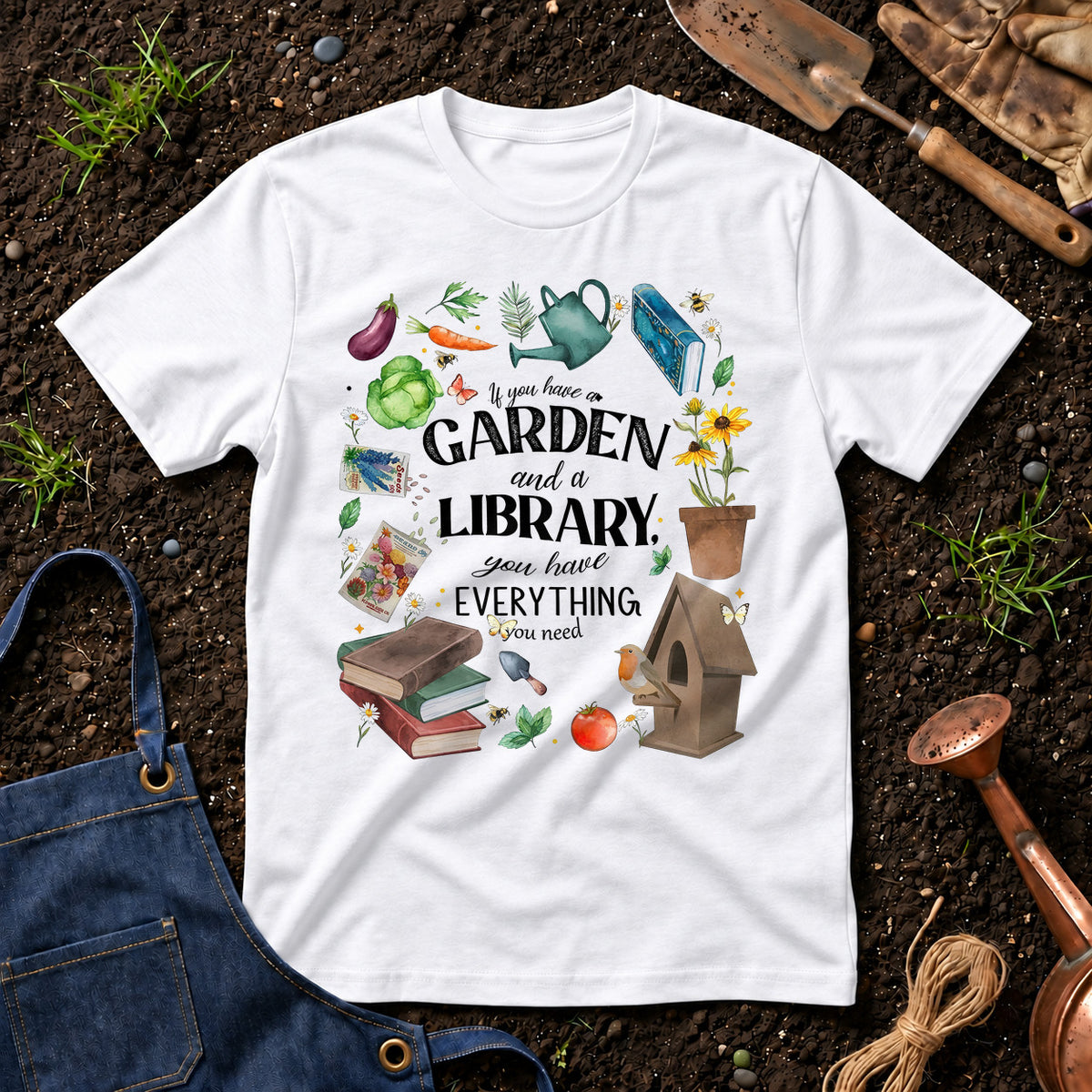 If You Have A Garden And A Library, You Have Everything You Need 01