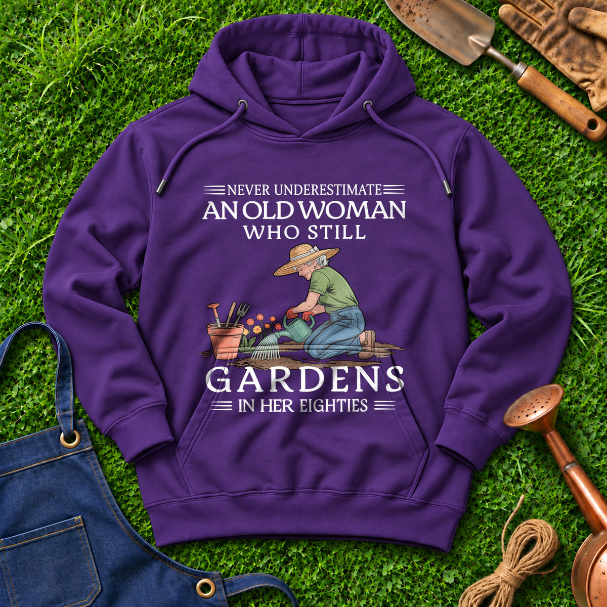 Never Underestimate An Old Woman Who Still Gardens In Her Eighties 01