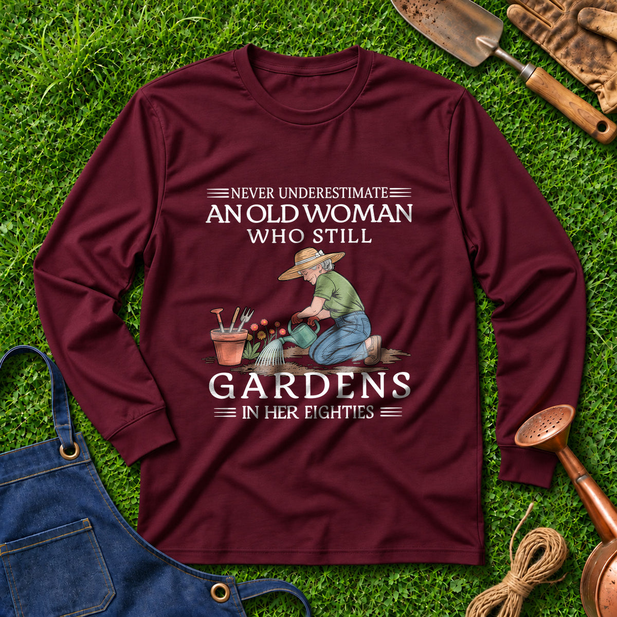 Never Underestimate An Old Woman Who Still Gardens In Her Eighties 01