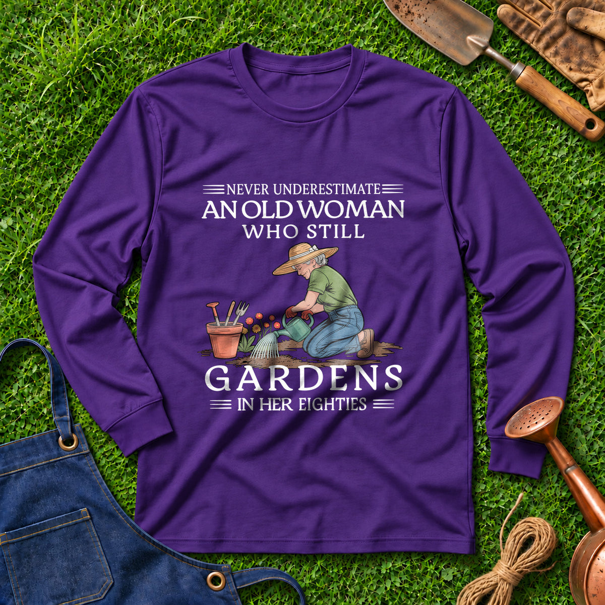 Never Underestimate An Old Woman Who Still Gardens In Her Eighties 01