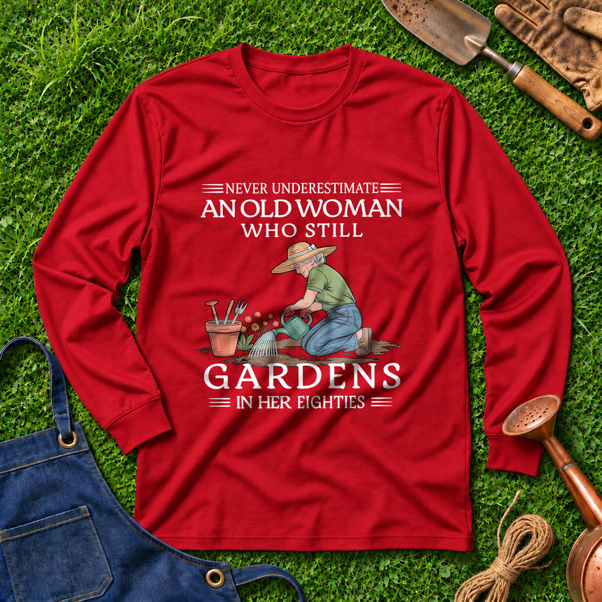 Never Underestimate An Old Woman Who Still Gardens In Her Eighties 01