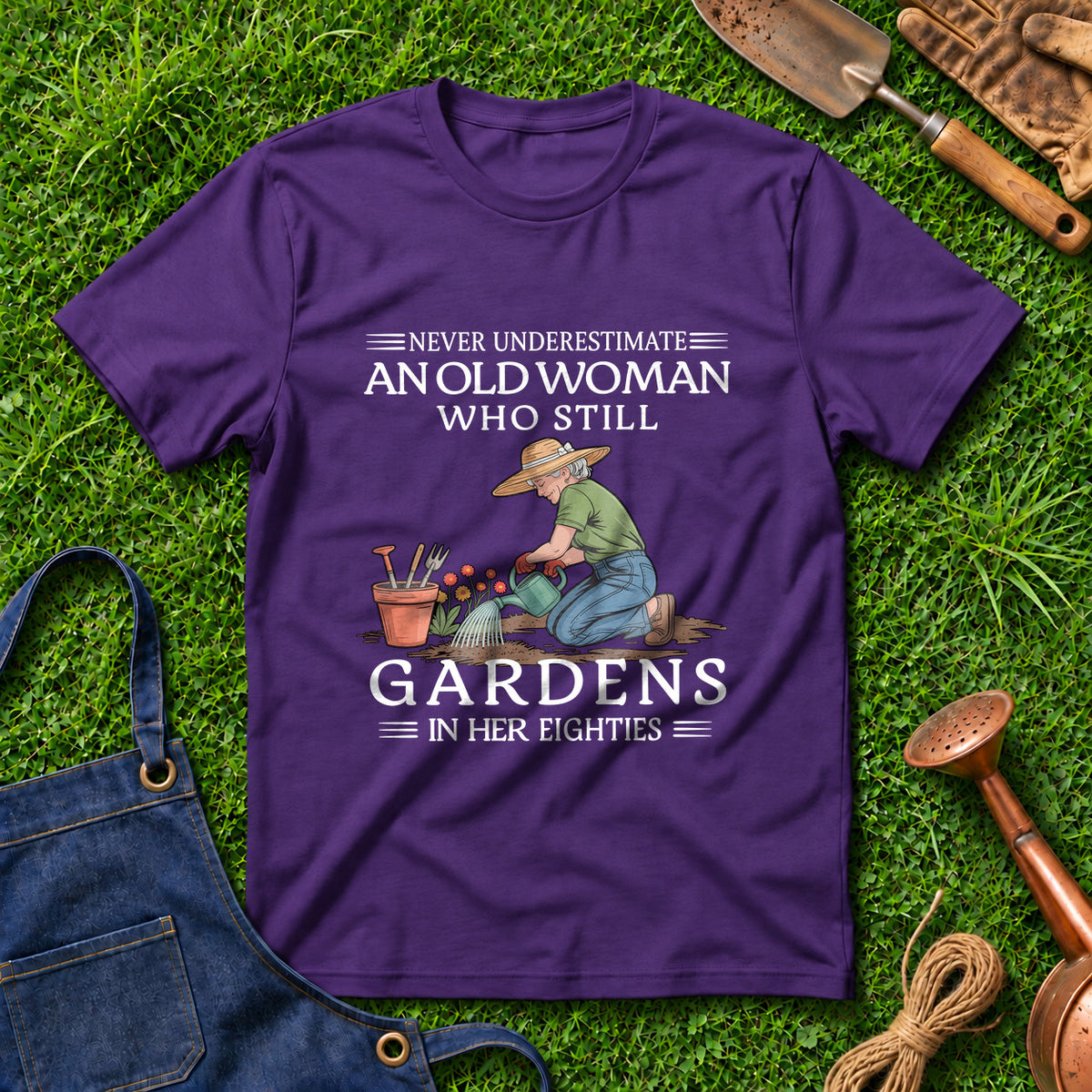 Never Underestimate An Old Woman Who Still Gardens In Her Eighties 01